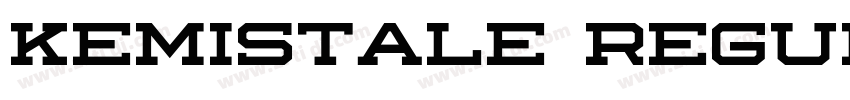 Kemistale Regular字体转换 Kemistale Regular字体转换